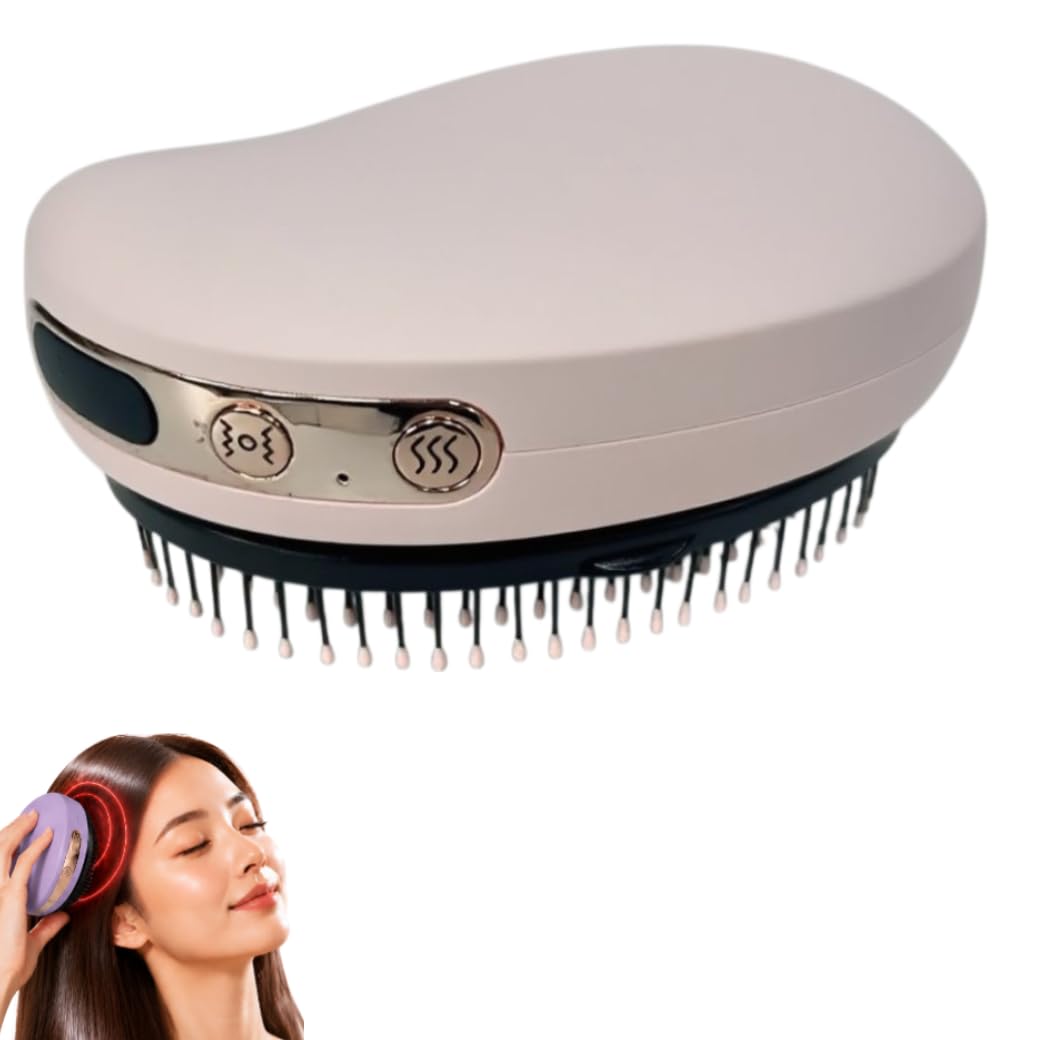 自宅用育毛器 Amazon | 電気バリブラシ【次世代テクノロジー搭載ヘアブラシ】「赤色