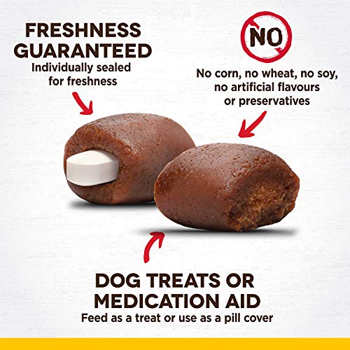 Zoe Zoë Pill Pops for Dogs, Healthy Dog Treats, All Natural Dog Treats to Hide Medication, Peanut Butter with Honey Recipe, 3.5 oz - Thumbnail 3