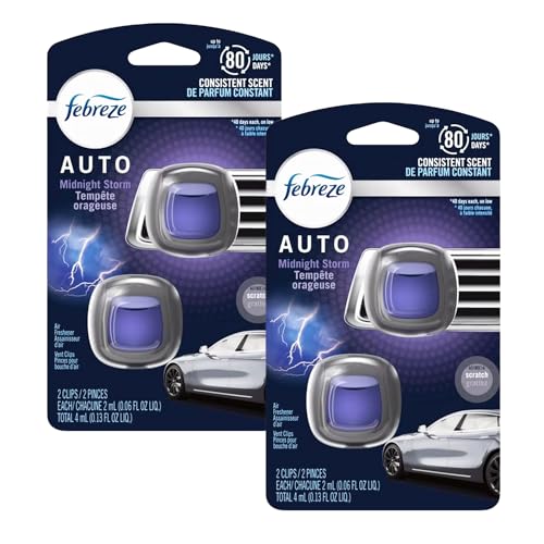 Image of Febreze Vent Clip, Midnight Storm, 2 clips, 2 Pack