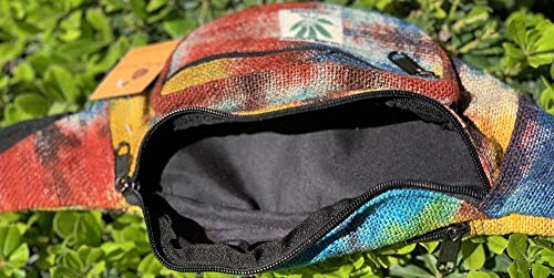 Unique Design Fanny Pack Hippie Bag Hip Bag Waist Pack Bag Festival Bag Travel West Pack / 100% Himalaya Hemp| Fair Trade | Handmade With Love #TOP2