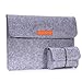 Price comparison product image MoKo 10-11 Inch Felt Tablet Sleeve Carrying Case with Small Bag Fits iPad Pro 11 2021/2020/2018, iPad 9th 8th 7th Generation 10.2, iPad Air 4 10.9, Air 3 10.5, iPad 9.7, Galaxy Tab A 10.1, Light Gray