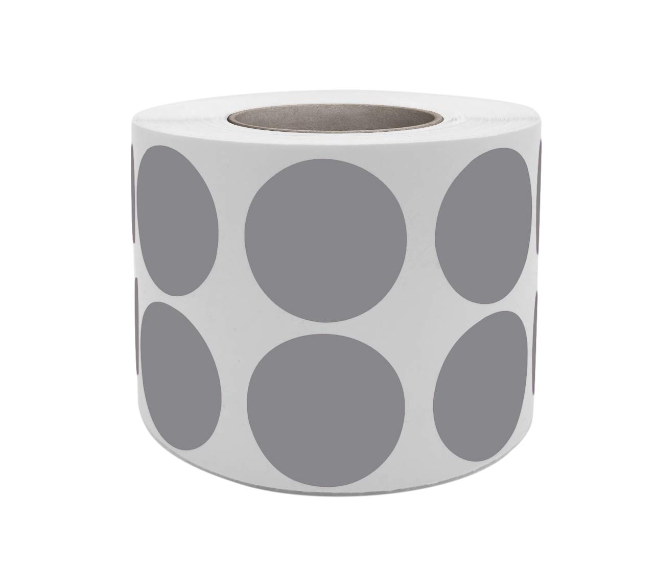 Royal Green Rotolo Di Adesivi Rotondi Colore Grigio 19Mm - Etichette Colorate Scrivibili Da 1,9Cm - Confezione Da 1050 Pezzi-image