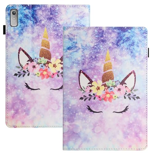 LSPCASA Funda para Lenovo Tab P11 Gen 2 11.5 Lenovo Tab P11 2022 PU+TPU Funda Lenovo Tab P11 2nd Gen Activación/Suspensión Automática Funda Lenovo Tab P11 2nd Gen Unicornio