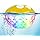 Bluetooth Speakers with Colorful Lights, Portable Speaker IPX7 Waterproof Floatable, Built-in Mic,Crystal Clear Stereo Sound Speakers Bluetooth Wireless 50ft Range for Home Shower Outdoors Pool Travel