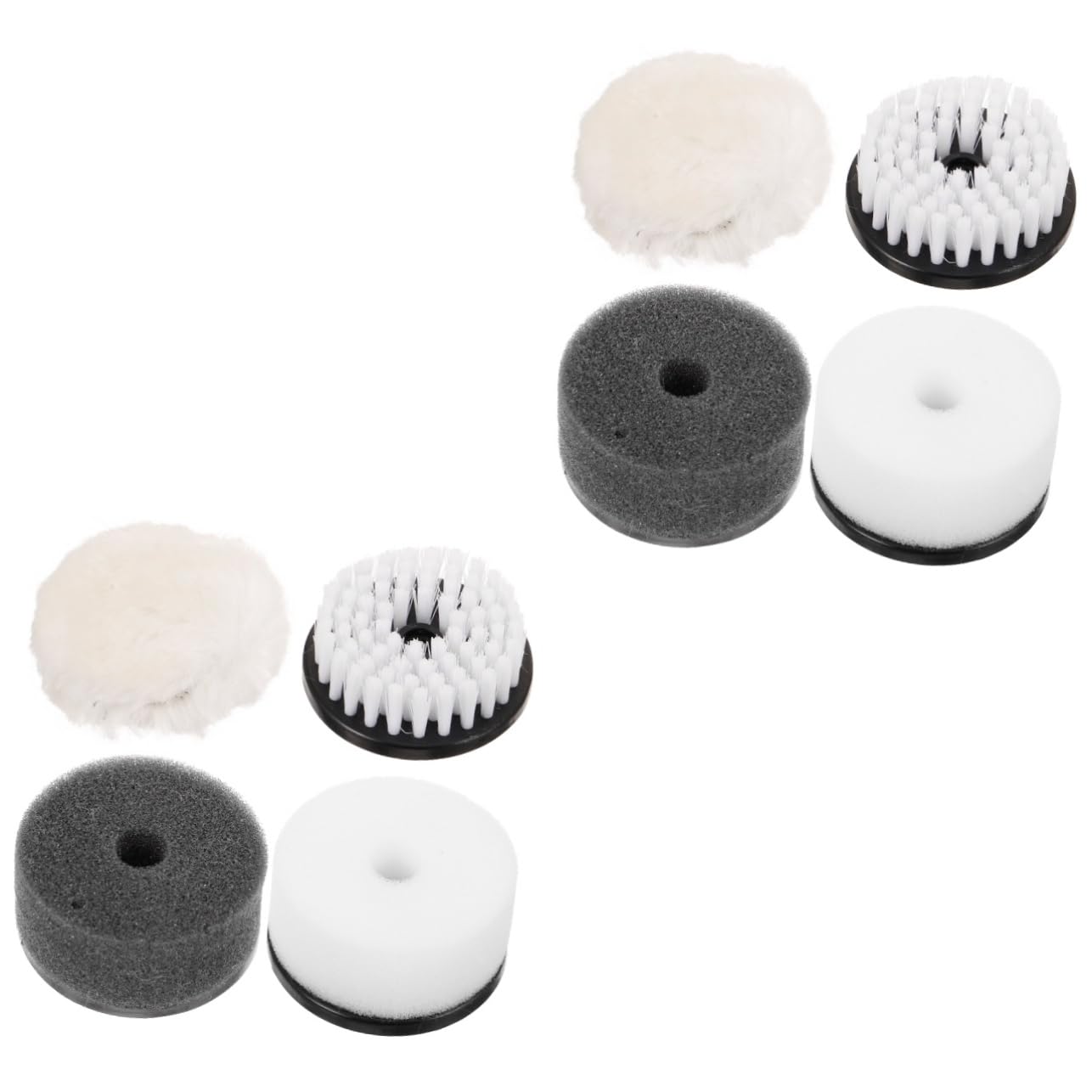 2 Series Cepillos para Limpiar Y Pulir Zapatos Incluye Cepillo De Pulido Y Esponjas Herramientas De Cuidado para Calzado Accesorios Y Multifuncionales para Limpieza De 4 Piezas*2