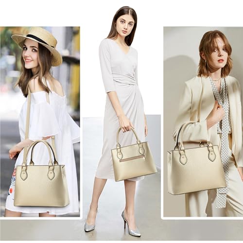 Image of CHICAROUSAL Purses and Handbags for Women Leather Crossbody Bags Women's Tote Shoulder Bag