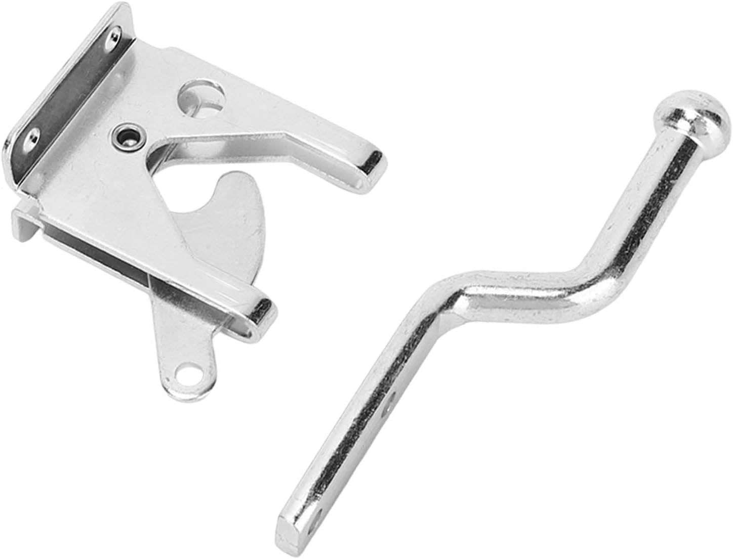 Generic Galvanized Door Locks Hasp, Carbon Steel Security Padlock Clasp Rustproof Heat, with Heavy Duty Design, for Sheds Gates Doors Cabinets