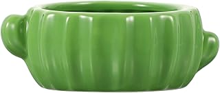 POPETPOP Hamster Food Bowl Hedgehog Feeding Dish Chinchilla Water Bowl Dogs Drinking Bowl Lizard Feeder Round Hamster Dish pet Feeder Household Rat Bowl tub Ceramics Hamster Supplies