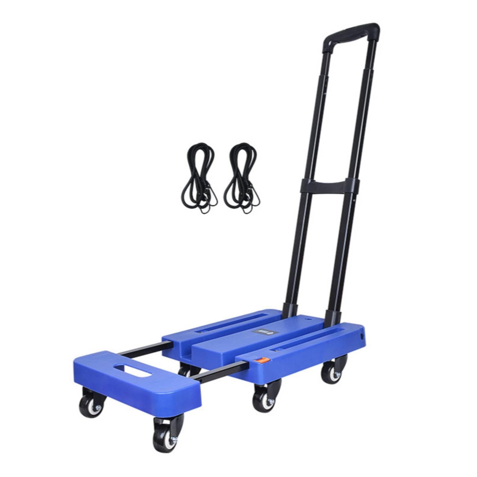 Carrello di Trasporto Pieghevole Mano Trolley Piattaforma Carrellino Pieghevole con Telaio in Ferro Resistente E Ruote, style to 8