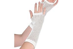 Amscan Fishnet Fingerless Gloves: Complete Your 80s Aesthetic