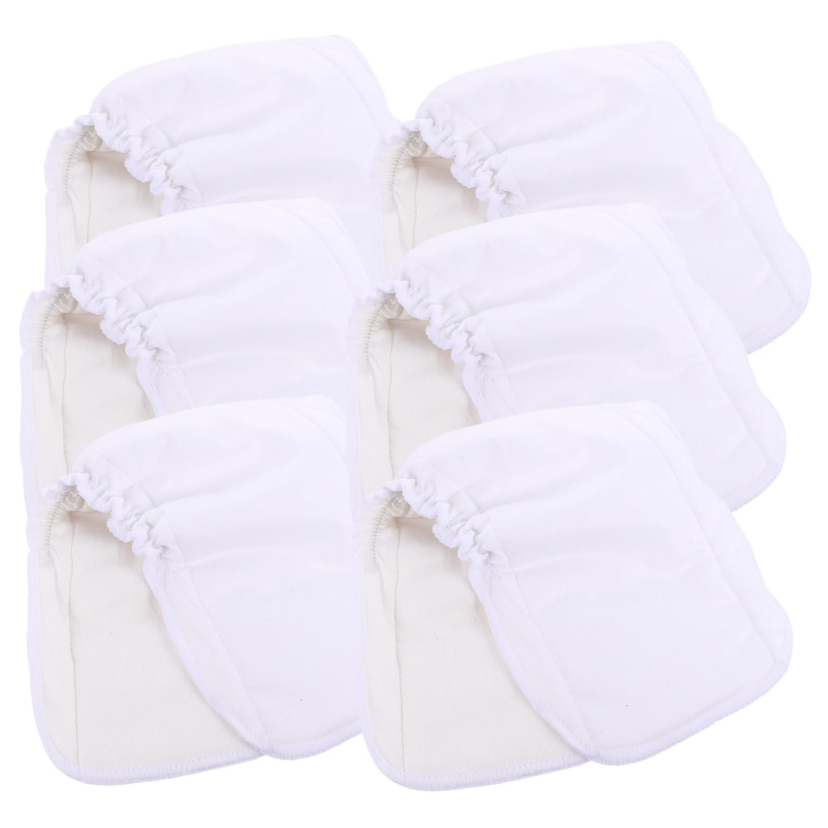 Inserts de Couches pour Bébé en Fibre de Bambou Lavables 5 Couches