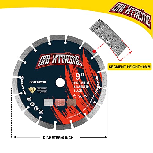 Image of 9 Inch Diamond Blade, General Purpose Segmented Blade