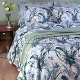 fazzini mercantini esami di stato Geometrico Fazzini lenzuolo copriletto matrimoniale hybiscus 3 (lenzuolo superiore 260x295 +lenzuolo inferiore con angolo 180x200x30 +2 federe 52x82 - Cotone -Made in Italy