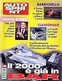  Autosprint Auto Sprint 50 Dicembre 1999 Barrichello, Villeneuve, Coulthard