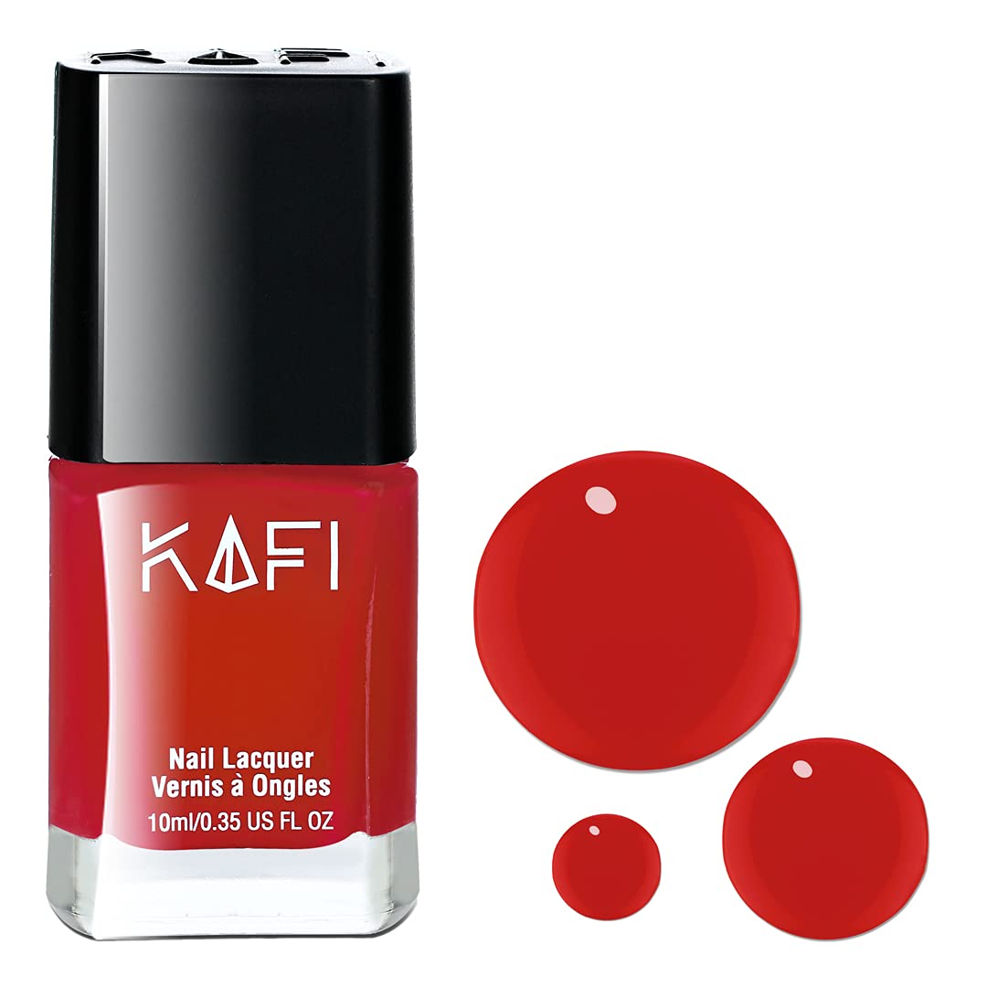 KAFI Nail Lacquer - Red Carpet - 0.35 US FL OZ-image-11