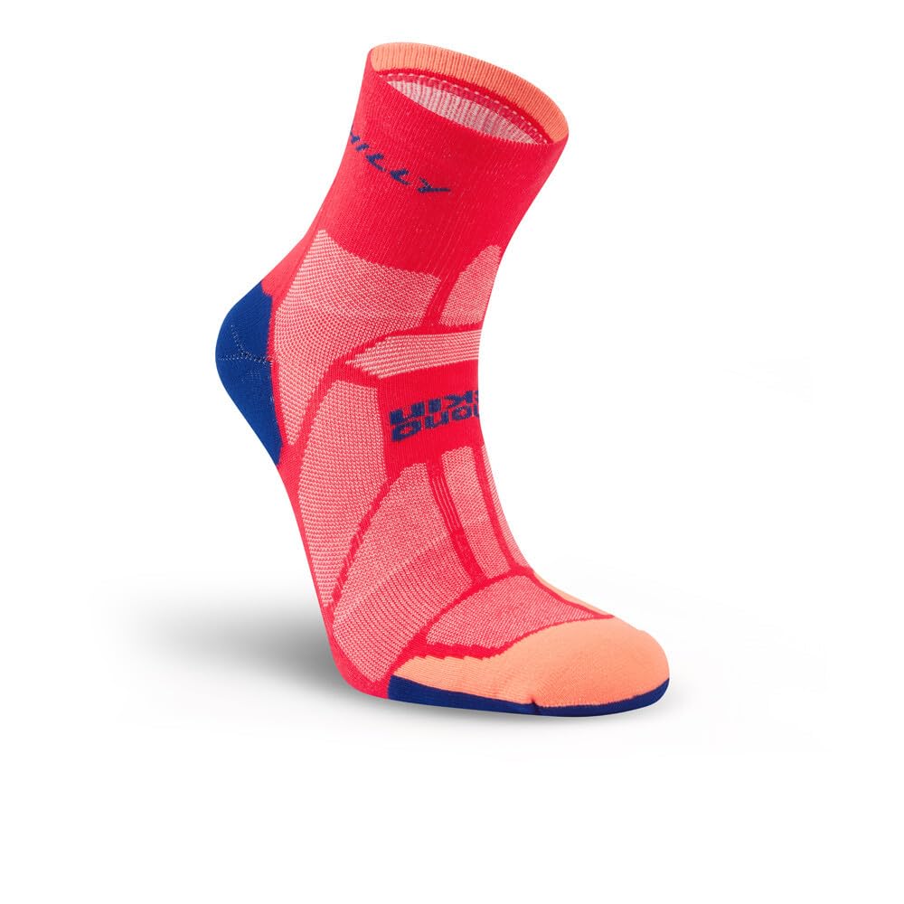 Hilly, Marathon Fresh, Anti Odour - Anklet - Min Cushioning, Hot Pink/Blue, M