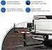 Adjustable Steel Pick Up Truck Bed Hitch Extender Extension Rack with Flag for Boat Lumber Long Loads Canoe Ladder