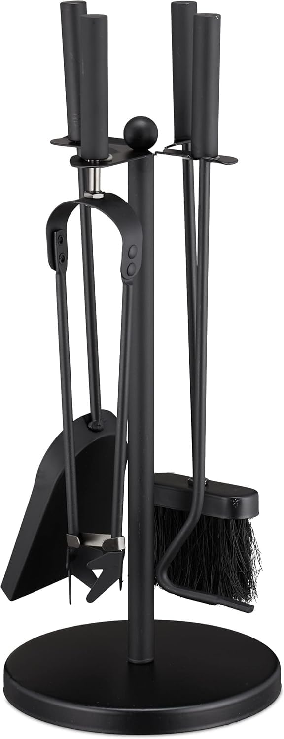 Unibos Fireplace Companion Set Fireside Fire Tools Circle Base Home New