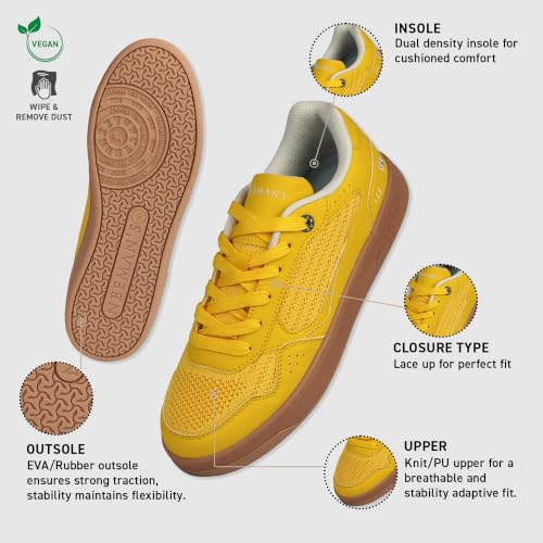 Image of Neeman's Remix Modish Sneakers for Men & Women | Retro Inspired Y2K Streetwear Unisex Casual Shoes | Breathable Knit Upper with Dual Density Cushioning | Lightweight Comfortable Lace- Up Footwear