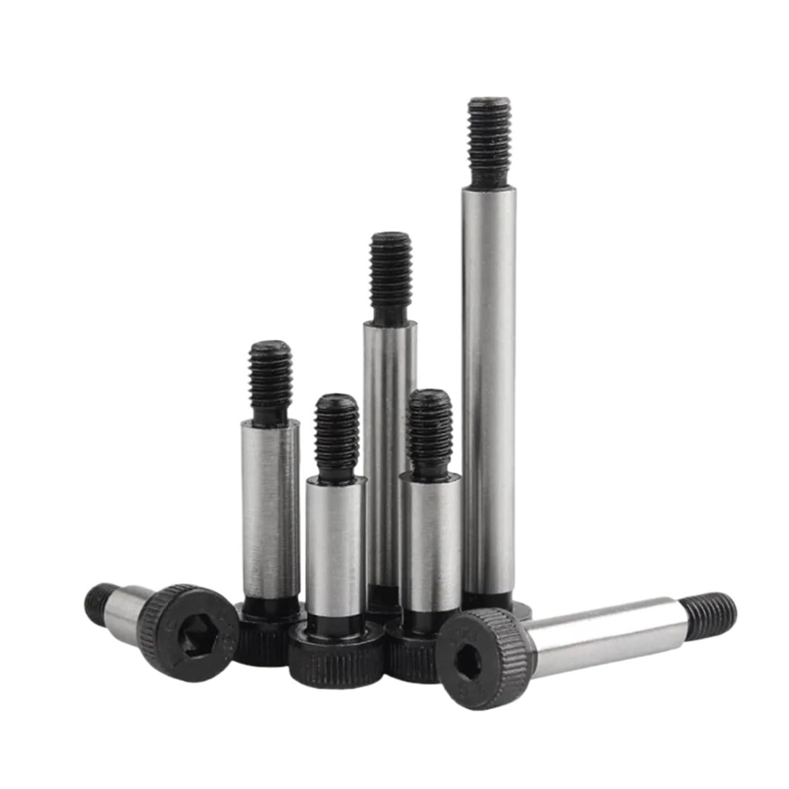 Tornillos Perno, Tornillos de Hombro M5-M10, diámetro de Hombro 6-12 mm, Cabeza Hueca Hexagonal, Pernos de Acero de aleación de Grado 12.9(80mm,M10 Shoulder dia12mm)