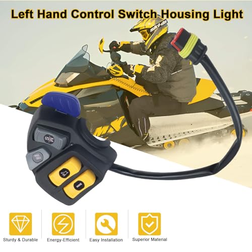 515176504 Left Hand Control Switch Housing Fit for Ski-Doo Expedition GSX GTX MXZ 2008-2010 by LLYZFED - Image 7