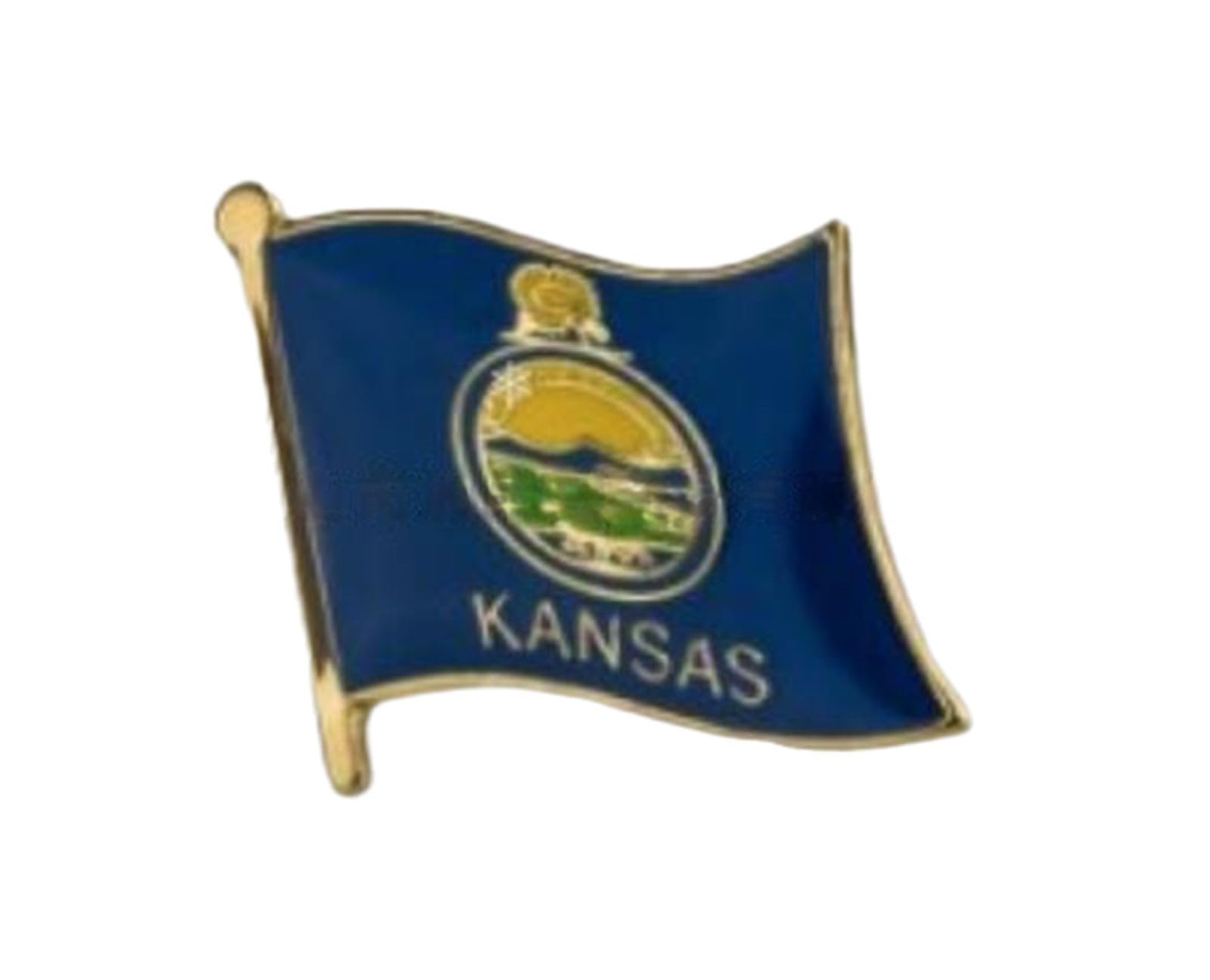 Ysmzzmsy Ysmzzmsy 1 PCS（0.75x0.63 inch) National Flag Pin Suit lapel flag pins Plated Metal Enamel Souvenir Hat Men Women Patriotic ﻿