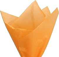 Vista 18 de PMLAND 100 hojas de papel de seda naranja a granel, 20x15 pulgadas, papel de seda de doble cara para envolver regalos, bolsas, manualidades, bodas