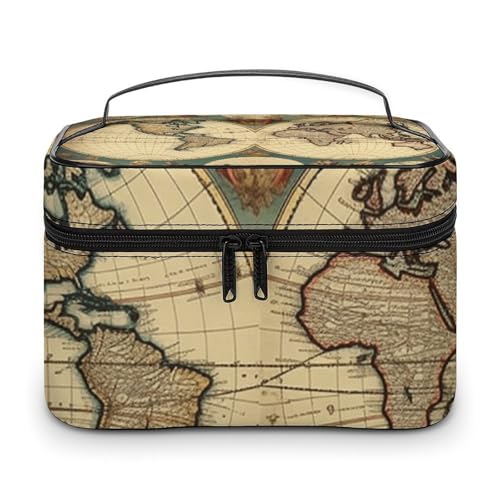 Bolsa de maquillaje con compartimentos para evitar el desorden