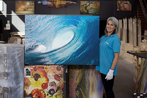 Startonight Canvas Wall Art - Ocean Wave, Beach Picture Water Surf Sport Photo For Bedroom Large Framed 32 X 48 Inches #TOP4