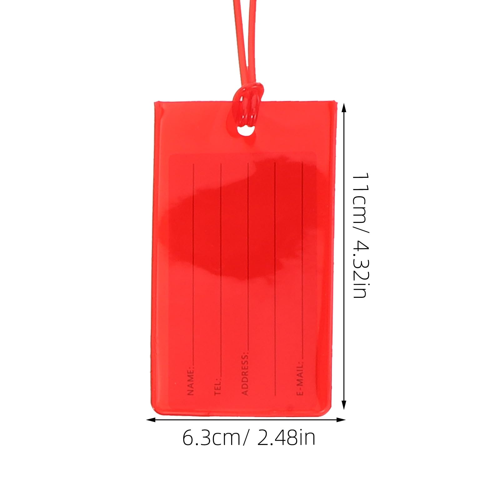 Healeved 30 Etichette per Valigie in Pvc e Carta, Identificatori Facili da Sostituire, per Crociere e Viaggi, Set Completo per Bagagli da 30 Pezzi