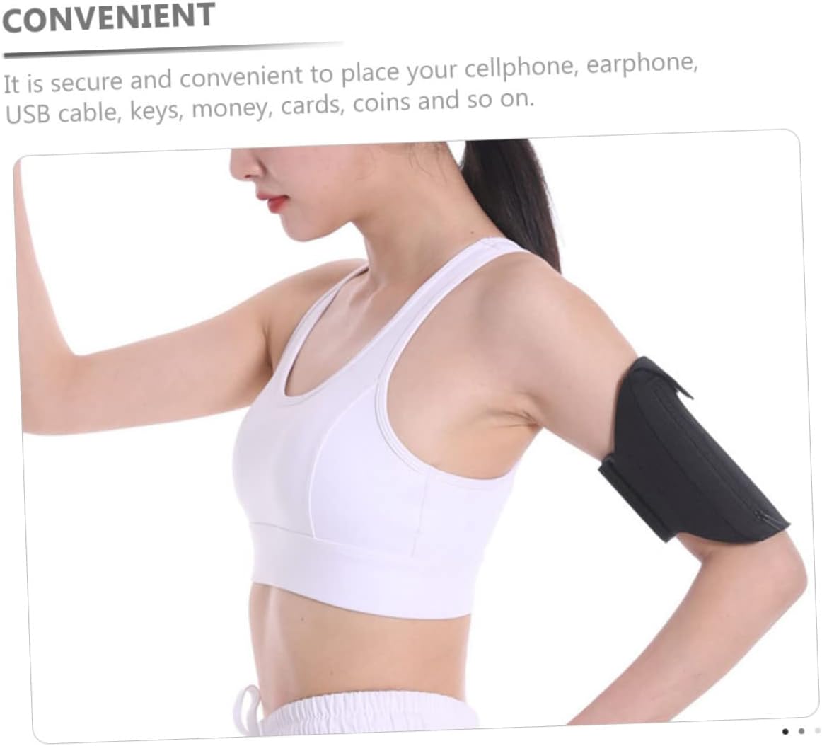 DOITOOL 4pcs Armband Phone Holder for Sports Outdoor Running Arm Bag Neoprene Mobile Phone Pouch for Jogging Biking Walking Sweat Lightweight Design