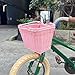 CATHATRR Simple Children Cycle Basket Light Weight Front Handlebars Storage Basket for Boy Girl Bicycles Detachable Bike