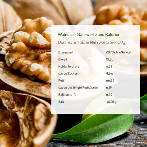 A’lucra Walnüsse in der Schale JUMBO 1 kg | Walnüsse aus Chile 34-36 mm | Knackige Walnüsse für gesunde Snacks & die Gourmet-Küche | Perfekt für deinen Nussknacker | Walnusskerne in Top-Qualität