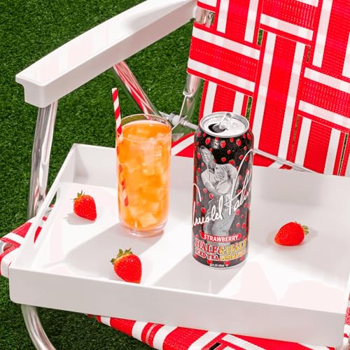 Image of AriZona Arnold Palmer Strawberry - Half & Half, Big Can, 22 Fl Oz (24 Pack)