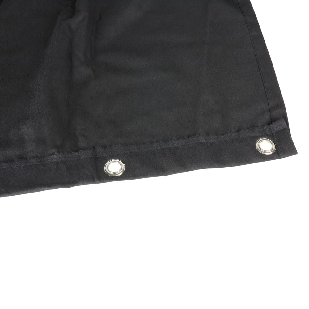 Adam Hall Accessories 0152 X 33 Bühnenmolton B1 schwarz mit Ösen brüniert 3 x 3 m