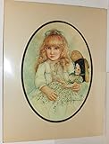 JAN HAGARA PRINT - MELANIE AND SCARLETT O'HARA DOLL - SIGNED LIMITED PRINT - 16' X 20'