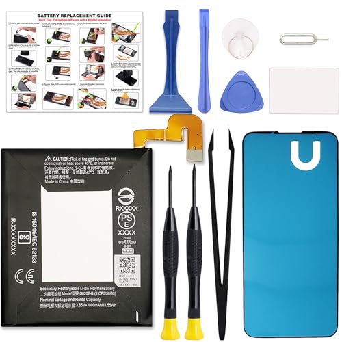 GREEN FUSION for Pixel 3A Battery, G020E-B Replacement Battery Compatible with Google Pixel 3A All Models (New Upgraded) with Installation Instruction & Repair Toolkit