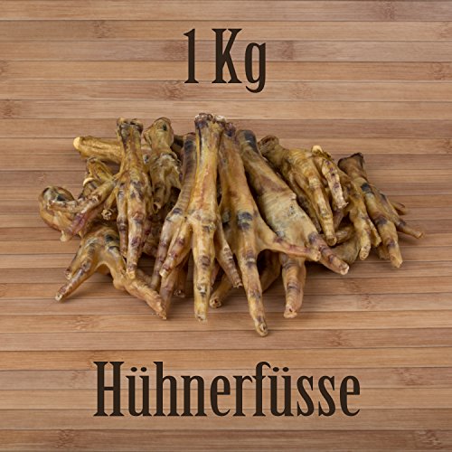 Hunde Design Hühnerfüsse 1Kg Hühnerkrallen Hähnchenfüsse Hühnerständer Kausnack Kauartikel Cover