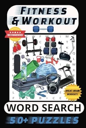 Fitness and Workout Word Search Puzzle Book: Word search with easy to ...