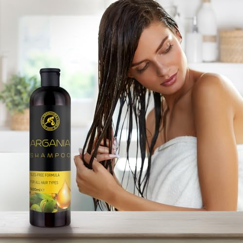 Shampoing à l'Huile d'Argan 500ml - Hydratant pour Tous...