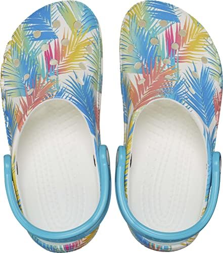 Crocs Unisex Men's and Women's Baya Graphic Clog,Tropical/White,13 Women/11 Men | Image 3