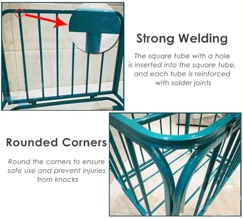 Metal Rolling Sports Ball Storage Cart - Multi-Sport Ball Cage for Gym & Schools, 75x60x65cm - Durable Basketball Locker & Gym Basket Cart, Perfect for Organizing Sports Equipment