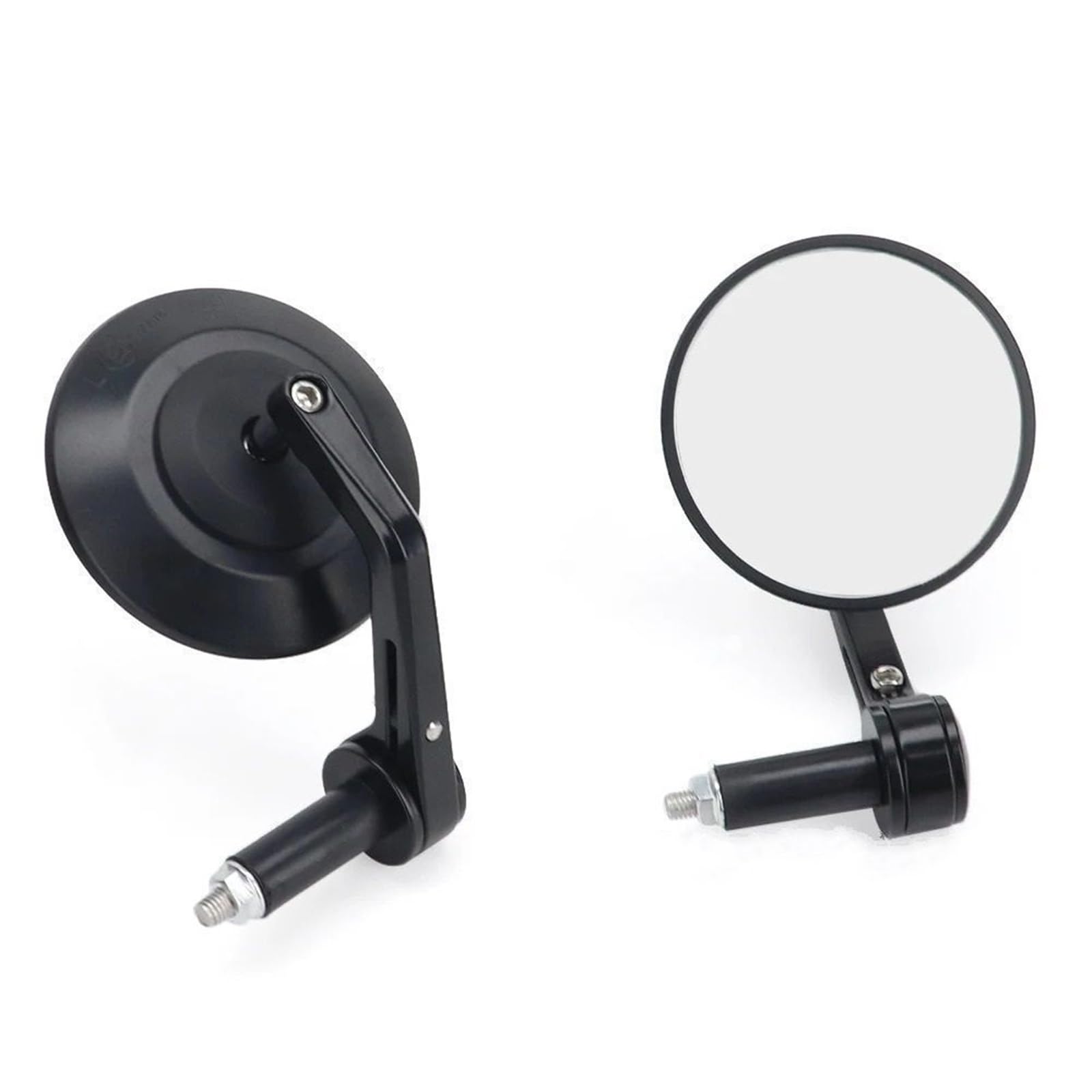 MKBHD Lusterka wsteczne 95MM Akcesoria motocyklowe Tramwaj rowerowy Pojazd terenowy Terenowy Kierownica Końcówka Szkło Lusterko boczne(Black)