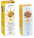 ECO cosmetics Baby & Kids Sonnencreme 50 ml LSF 45 und LSF 50+ im Set
