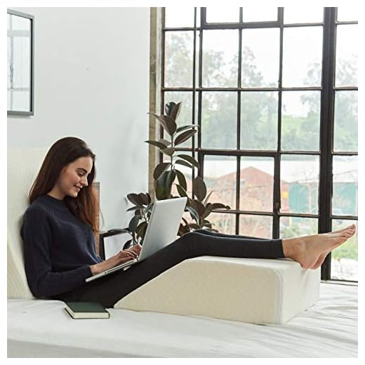 Brentwood Home Zuma Elevating Leg Rest Pillow - Certified Foam - Supportive Sleep Wedge - Best Leg Wedge for Back Pain and Circulation - Made in California …