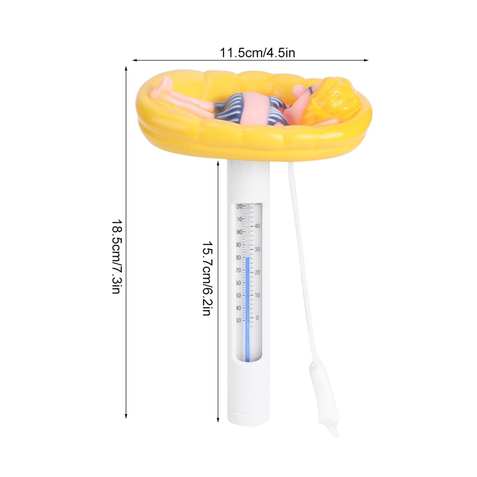 Termometro per Piscina Galleggiante, Termometro per Piscina Galleggiante a Forma di Cartone Animato, Termometri per Piscine Termometri per la Temperatura dell'Acqua Galleggianti