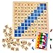 Mengger montessori juguetes madera Tableros números matematicas educativos 1 a 100 números consecutivos contador Juguete aprender a contar Números con puzzle