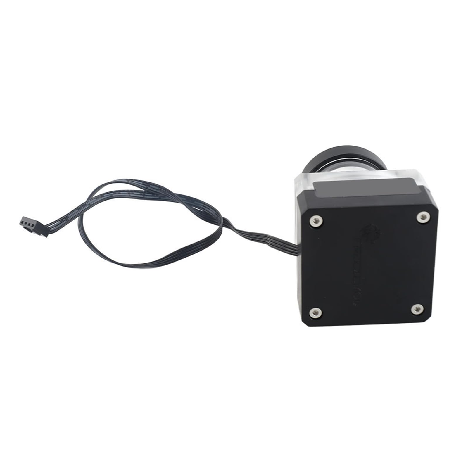 Cocoarm Pompa Acqua per Computer, di Raffreddamento Ad Acqua per Computer POM PMMA, Flusso 500L H Sollevamento Controllo PWM Antischiuma Integrato 12V per Kit di Raffreddamento Ad per PC Desktop da