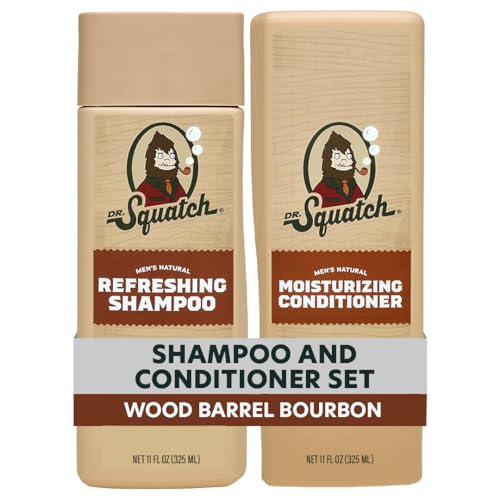 Dr. Squatch Natural Men's Shampoo and Conditioner Set - Healthy,