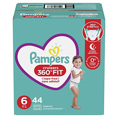 box of pampers size 6